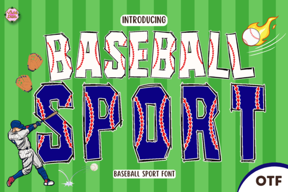 Baseball Sport: The Energetic Typeface for Dynamic Designs