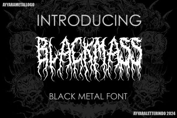 Black Mass: The Ultimate Black Metal Font for Your Brand