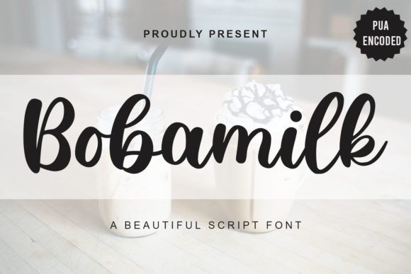 Bobamilk: A Light Handwritten Font for Elegant Designs