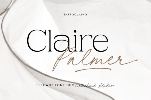 Claire Palmer: A Modern Font Duo for Elegant Designs
