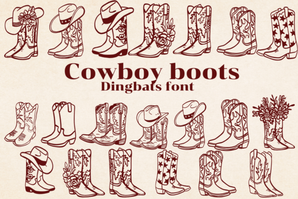 Cowboy Boots: A Font with Western Charm