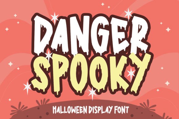 Danger Spooky: A Melting Typeface for Halloween Designs