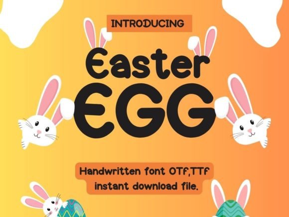Discover the Easter Egg Handwritten Font
