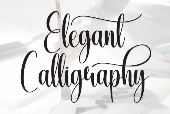 Elegant Calligraphy: A Modern Handwritten Font
