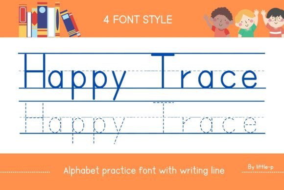 Happy Trace: The Creative Educational Font for Learning