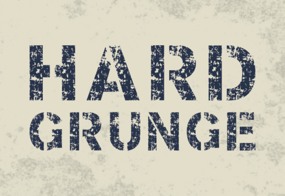 Hard Grunge: A Typeface That Demands Attention