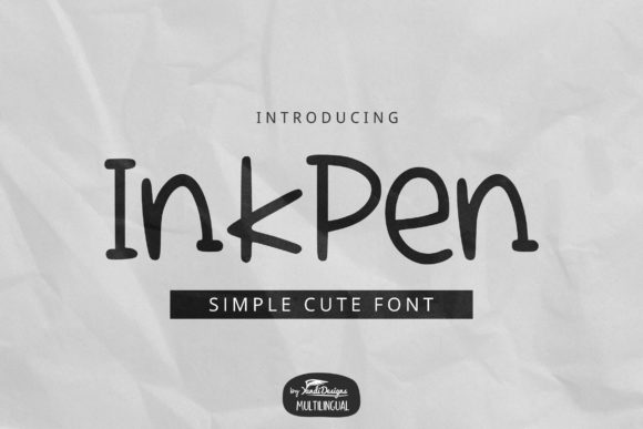InkPen: A Charming Handwritten Font for Creative Projects