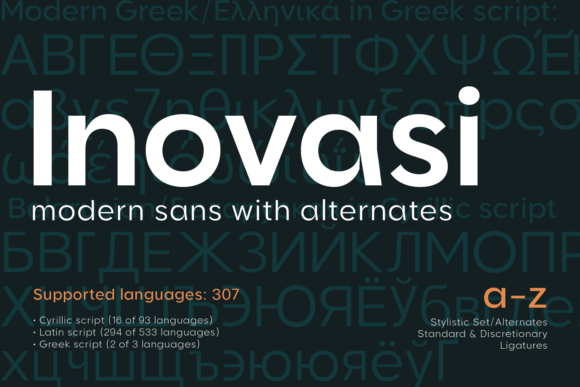 Inovasi Sans: A Fresh Take on Modern Typography