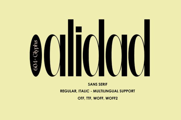 Introducing Alidad: A Sans Serif of Elegant Simplicity