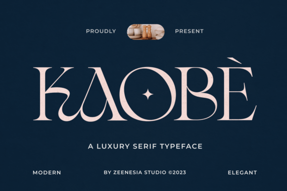 Kaobe: A Modern Serif Font with Timeless Style