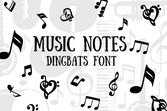 Music Notes: The Creative Dingbat Font for Designers