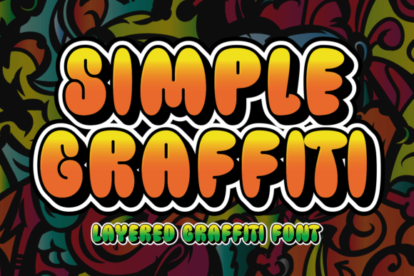 Simple Graffiti: Bold Urban Typography for Modern Design