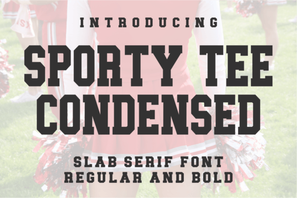 Sporty Tee Condensed: A Bold Typeface for Dynamic Designs