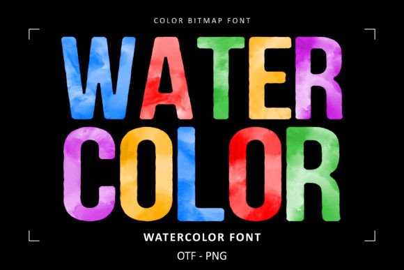 Watercolor Collection: A Sweet & Vibrant Font Family